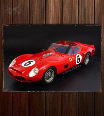 Металлическая табличка Ferrari 330 TRI-LM Testa Rossa